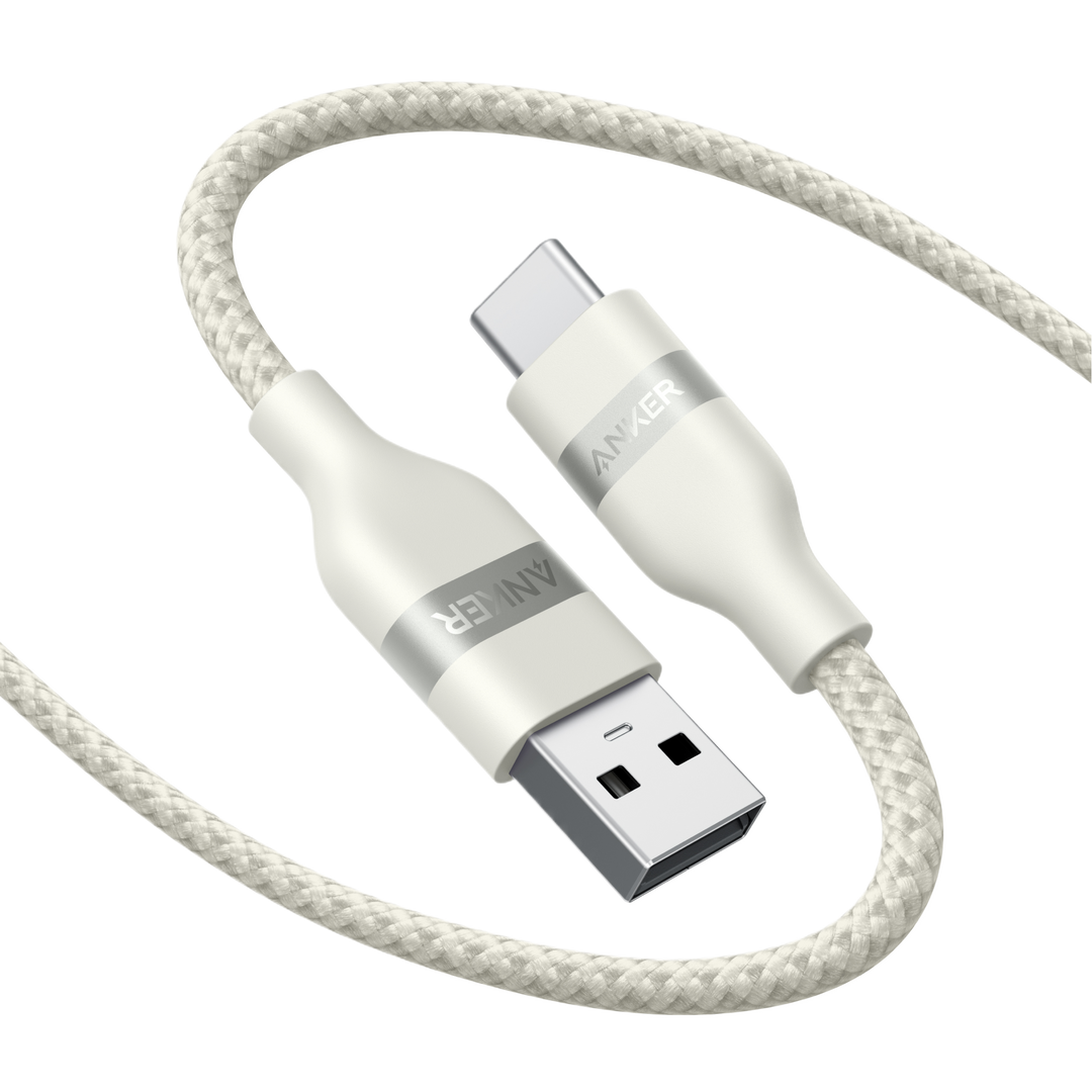 Anker USB-A to USB-C Cable (3 ft / 6 ft, Upcycled-Braided)