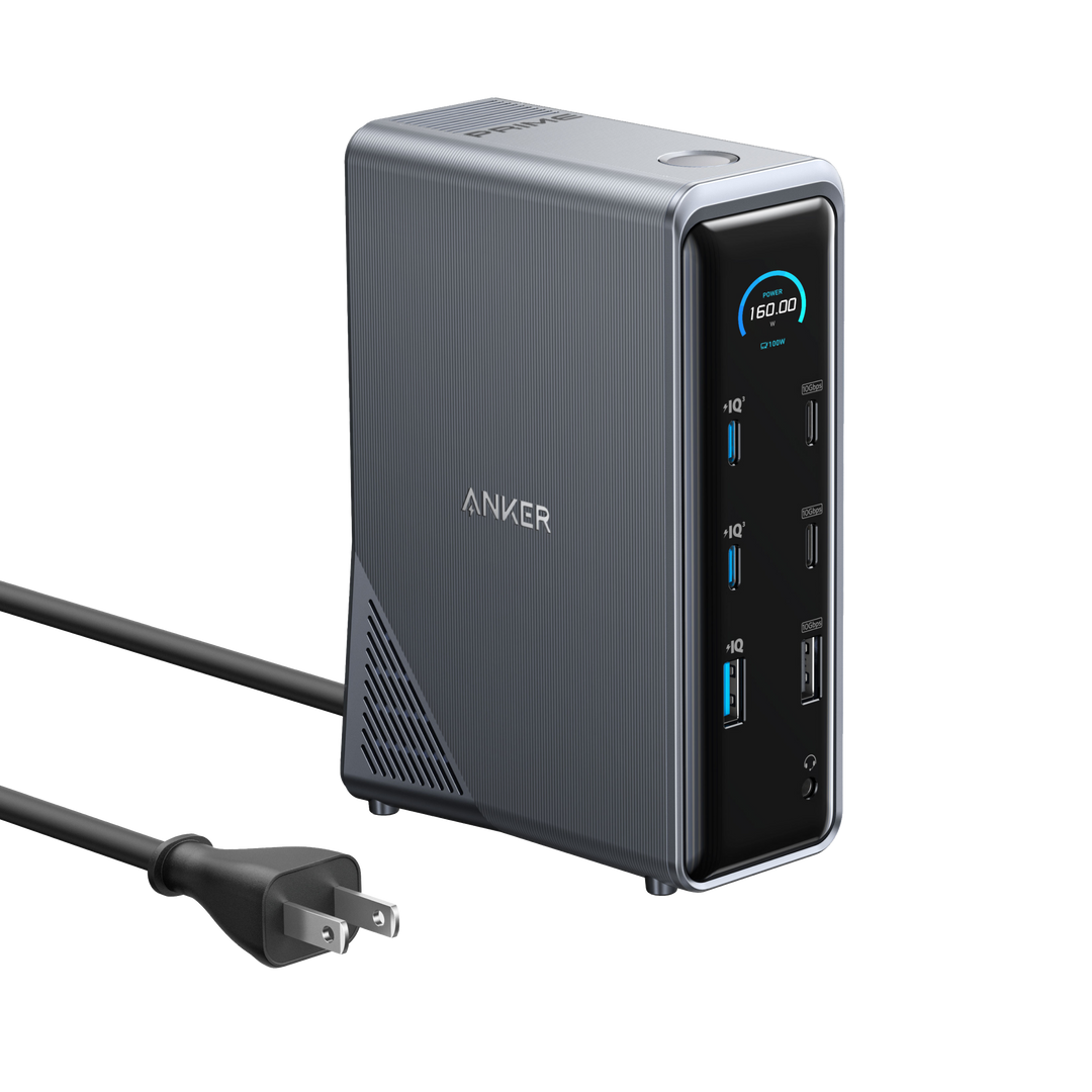 Anker Prime Charging Docking Station (14-in-1, Dual Display, 160W)