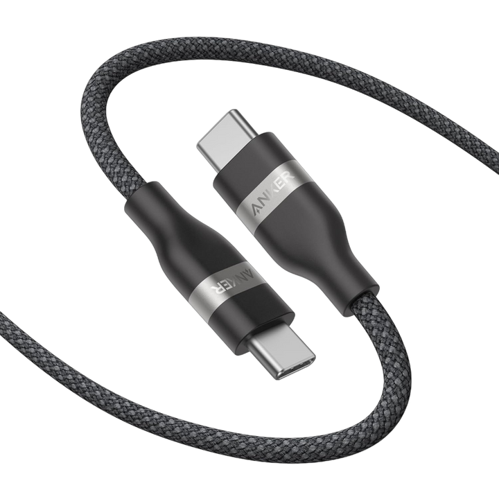 Anker USB-C to USB-C Cable (3 ft / 6 ft, 240W, Upcycled-Braided)